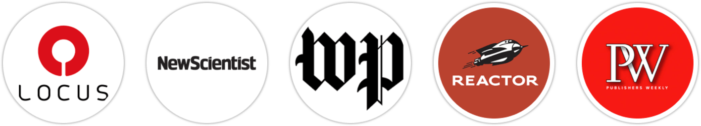 Locus, New Scientist, The Washington Post, Reactor, Publishers Weekly, Kirkus Reviews, Library Journal, Literary Hub