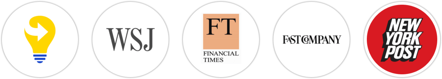 Next Big Idea Club, The Wall Street Journal, Financial Times, Fast Company, New York Post, Kirkus Reviews, Booklist