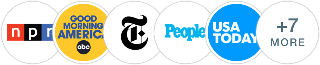 NPR, Good Morning America, The New York Times/The New York Times Book Review, People, USA Today, Parade, Los Angeles Times, The Guardian, Variety, Library Reads, Publishers Weekly, Booklist