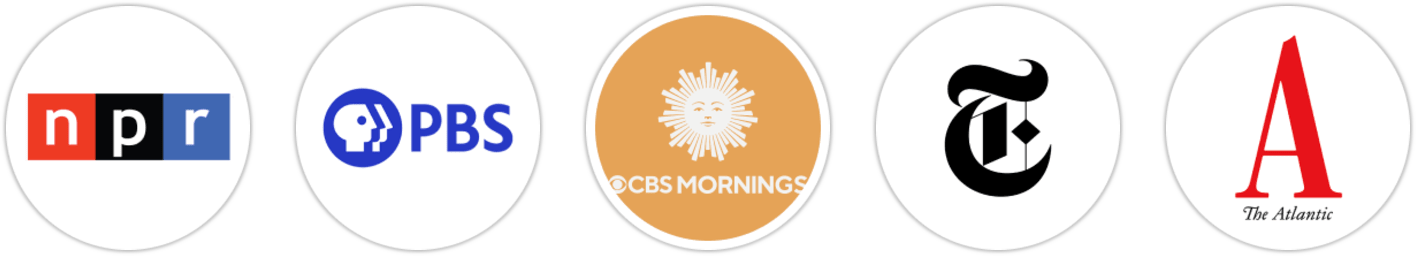 NPR, PBS, CBS Mornings, The New York Times/The New York Times Book Review, The Atlantic, The Washington Post, The Wall Street Journal, Associated Press, Slate, Foreign Policy, Newsweek, Kirkus Reviews