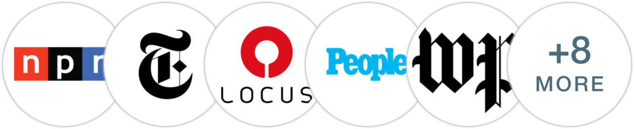 NPR, The New York Times/The New York Times Book Review, Locus, People, The Washington Post, Los Angeles Times, Paste, Library Reads, Publishers Weekly, Kirkus Reviews, Library Journal, Booklist, Literary Hub