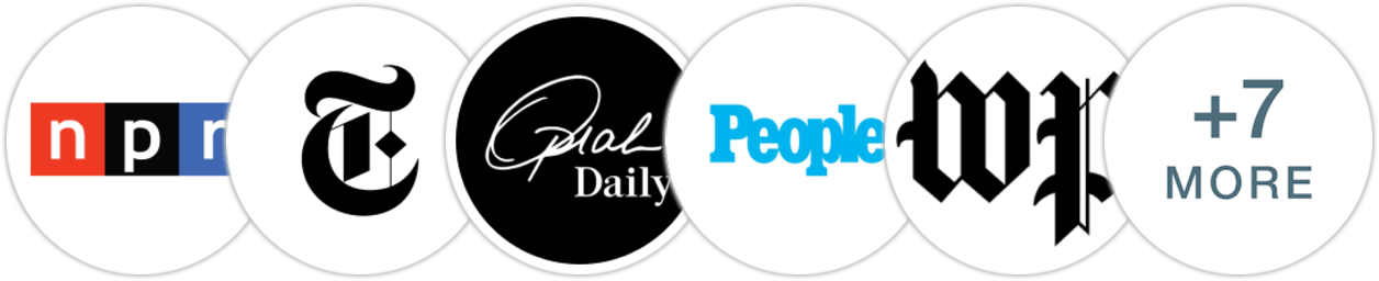 NPR, The New York Times/The New York Times Book Review, Oprah Daily, People, The Washington Post, USA Today, Harper's Bazaar, Cosmopolitan, Ebony, Salon, Library Reads, Kirkus Reviews