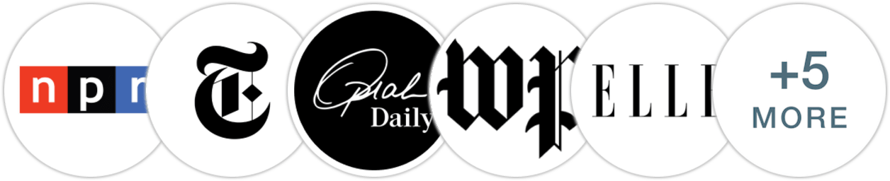 NPR, The New York Times/The New York Times Book Review, Oprah Daily, The Washington Post, Elle, Publishers Weekly, Kirkus Reviews, Library Journal, BookPage, Literary Hub