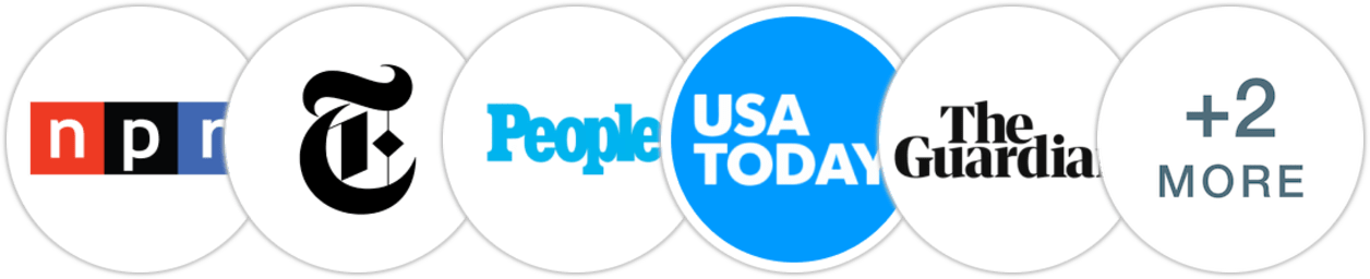 NPR, The New York Times/The New York Times Book Review, People, USA Today, The Guardian, Publishers Weekly, Kirkus Reviews