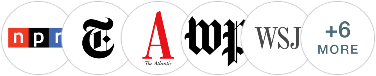 NPR, The New York Times/The New York Times Book Review, The Atlantic, The Washington Post, The Wall Street Journal, Financial Times, The Guardian, Publishers Weekly, Kirkus Reviews, Library Journal, Booklist