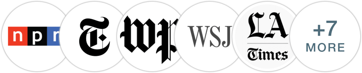 NPR, The New York Times/The New York Times Book Review, The Washington Post, The Wall Street Journal, Los Angeles Times, The Guardian, The Times, The Boston Globe, Indie Next List, Publishers Weekly, Booklist, Literary Hub