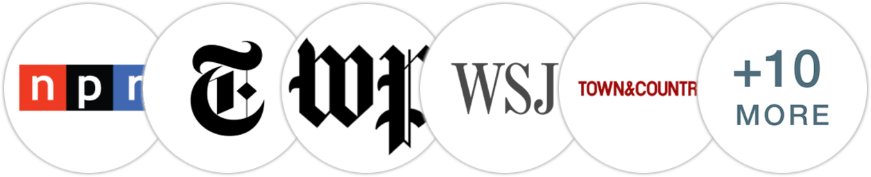 NPR, The New York Times/The New York Times Book Review, The Washington Post, The Wall Street Journal, Town & Country, Bustle, Vulture, Los Angeles Times, The Guardian, The Times, The Boston Globe, Publishers Weekly, Kirkus Reviews, Booklist, BookPage