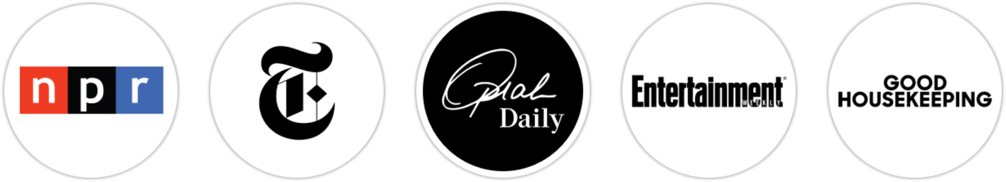 NPR, The New York Times/The New York Times Book Review, Oprah Daily, Entertainment Weekly, Good Housekeeping, Parade, Smart Bitches Trashy Books, Publishers Weekly, Kirkus Reviews, Library Journal