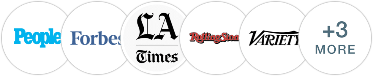 People, Forbes, Los Angeles Times, Rolling Stone, Variety, Kirkus Reviews, Library Journal, Booklist