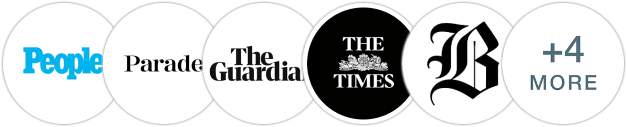 People, Parade, The Guardian, The Times, The Boston Globe, Publishers Weekly, Kirkus Reviews, Booklist, Literary Hub