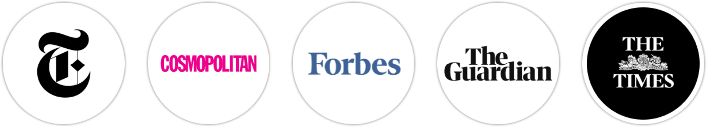 The New York Times/The New York Times Book Review, Cosmopolitan, Forbes, The Guardian, The Times, Publishers Weekly, Kirkus Reviews, Booklist, Literary Hub