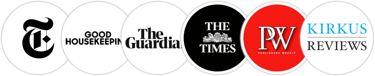 The New York Times/The New York Times Book Review, Good Housekeeping, The Guardian, The Times, Publishers Weekly, Kirkus Reviews