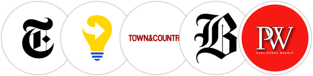 The New York Times/The New York Times Book Review, Next Big Idea Club, Town & Country, The Boston Globe, Publishers Weekly