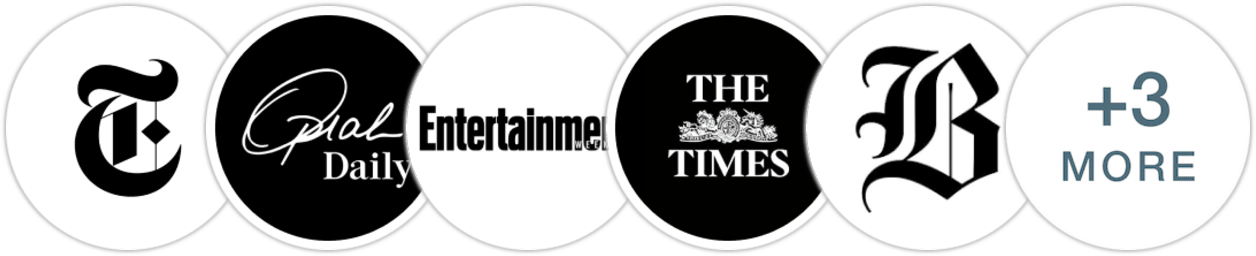 The New York Times/The New York Times Book Review, Oprah Daily, Entertainment Weekly, The Times, The Boston Globe, Publishers Weekly, Kirkus Reviews, Literary Hub