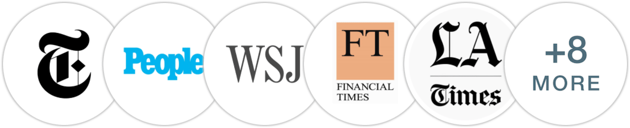 The New York Times/The New York Times Book Review, People, The Wall Street Journal, Financial Times, Los Angeles Times, The Guardian, The Times, New York Post, Rolling Stone, Salon, Publishers Weekly, Kirkus Reviews, Booklist