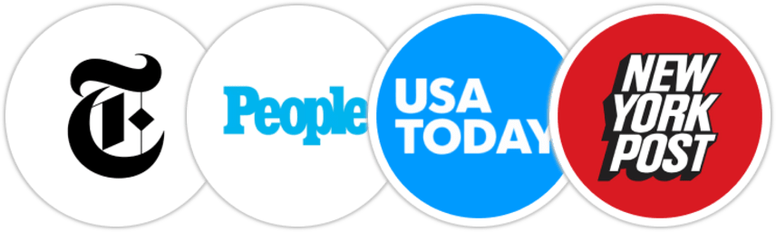 The New York Times/The New York Times Book Review, People, USA Today, New York Post