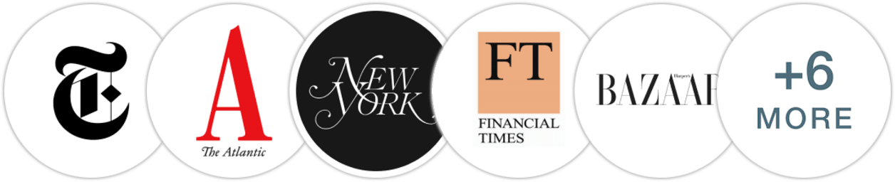 The New York Times/The New York Times Book Review, The Atlantic, New York Magazine, Financial Times, Harper's Bazaar, Vulture, Publishers Weekly, Kirkus Reviews, Library Journal, The Millions, Literary Hub