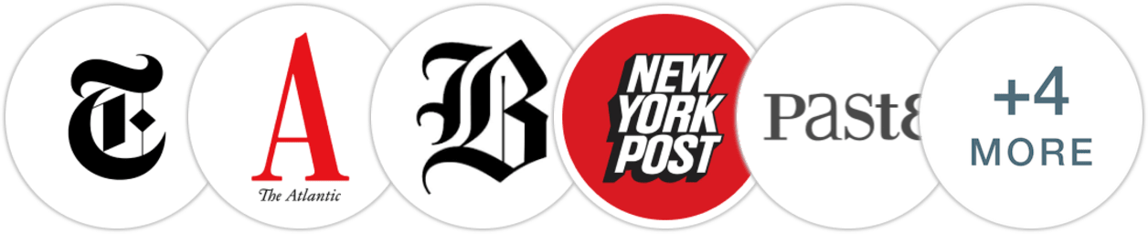 The New York Times/The New York Times Book Review, The Atlantic, The Boston Globe, New York Post, Paste, Publishers Weekly, Kirkus Reviews, Booklist, BookPage