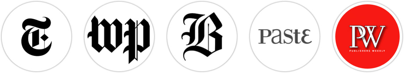 The New York Times/The New York Times Book Review, The Washington Post, The Boston Globe, Paste, Publishers Weekly, Kirkus Reviews, Library Journal, Literary Hub