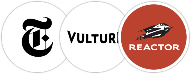 The New York Times/The New York Times Book Review, Vulture, Reactor