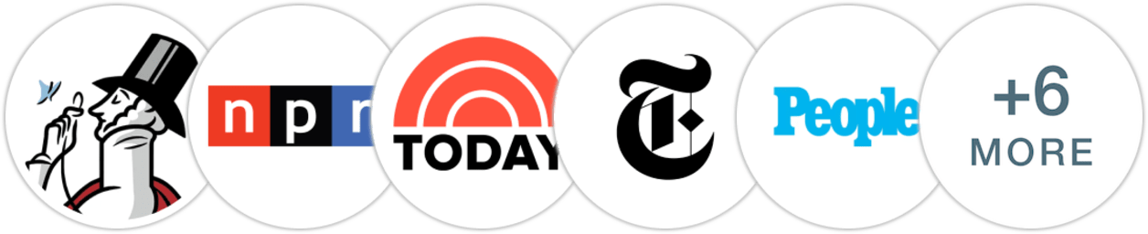 The New Yorker, NPR, TODAY Show, The New York Times/The New York Times Book Review, People, USA Today, New York Post, Indie Next List, Library Reads, Booklist, BookPage