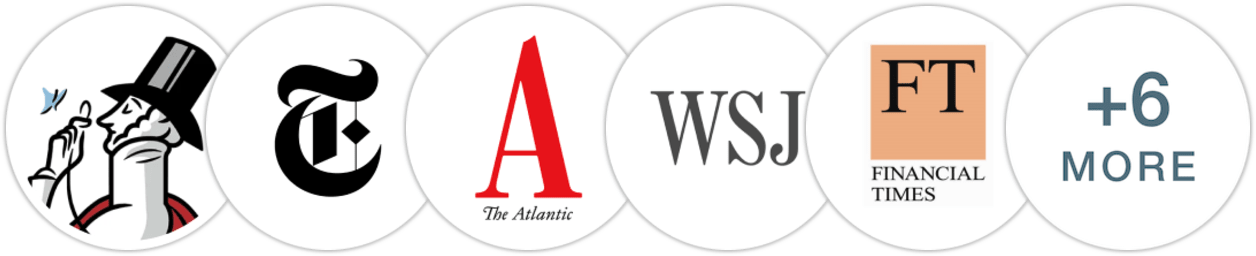 The New Yorker, The New York Times/The New York Times Book Review, The Atlantic, The Wall Street Journal, Financial Times, Vulture, The Guardian, The Times, Publishers Weekly, Kirkus Reviews, Booklist