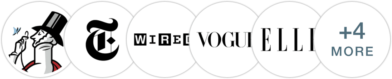 The New Yorker, The New York Times/The New York Times Book Review, Wired, Vogue, Elle, San Francisco Chronicle, Publishers Weekly, Kirkus Reviews, BookPage