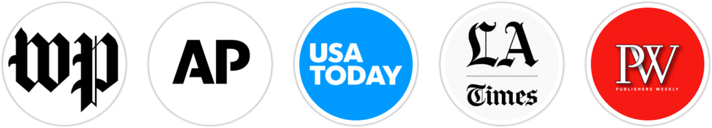 The Washington Post, Associated Press, USA Today, Los Angeles Times, Publishers Weekly, Kirkus Reviews, School Library Journal