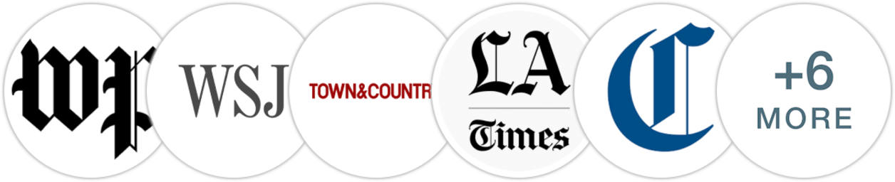 The Washington Post, The Wall Street Journal, Town & Country, Los Angeles Times, Chicago Tribune, The Boston Globe, Library Reads, Publishers Weekly, Kirkus Reviews, BookPage, Literary Hub