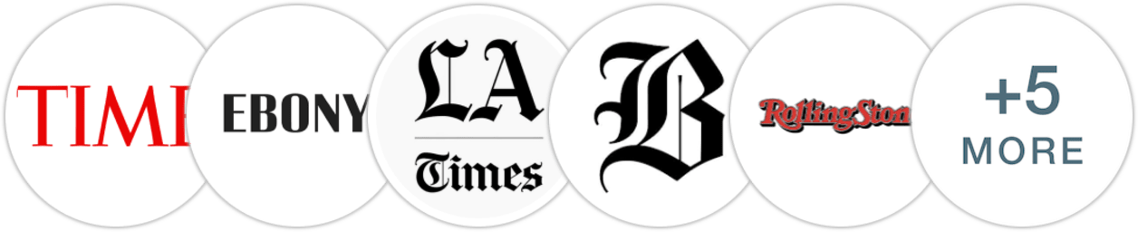 Time Magazine, Ebony, Los Angeles Times, The Boston Globe, Rolling Stone, Indie Next List, Kirkus Reviews, BookPage, Electric Literature, Literary Hub
