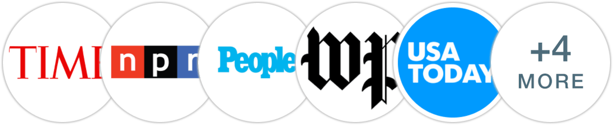 Time Magazine, NPR, People, The Washington Post, USA Today, Publishers Weekly, Kirkus Reviews, BookPage, Literary Hub