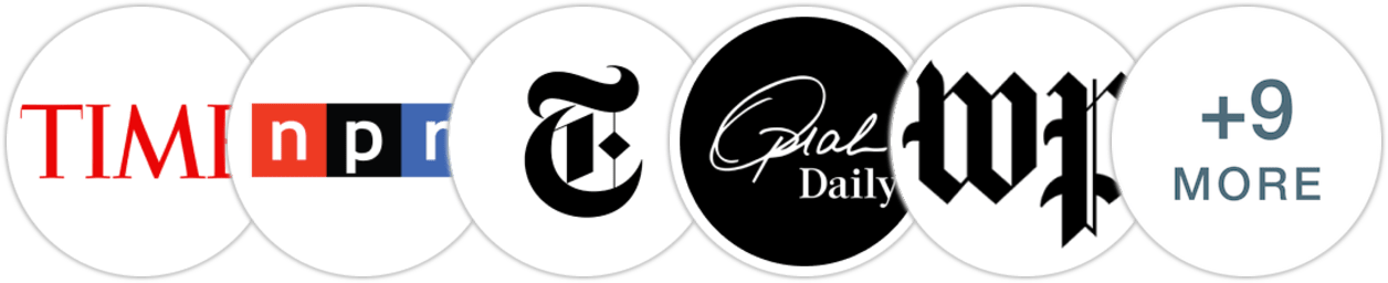 Time Magazine, NPR, The New York Times/The New York Times Book Review, Oprah Daily, The Washington Post, Associated Press, Elle, The Guardian, The Times, Rolling Stone, Kirkus Reviews, Booklist, BookPage, Literary Hub