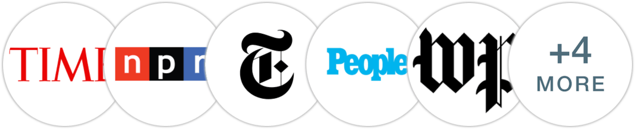 Time Magazine, NPR, The New York Times/The New York Times Book Review, People, The Washington Post, Publishers Weekly, Kirkus Reviews, Booklist, BookPage