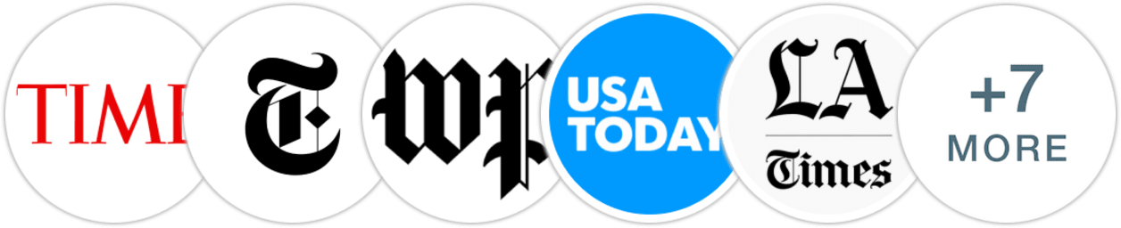 Time Magazine, The New York Times/The New York Times Book Review, The Washington Post, USA Today, Los Angeles Times, The Guardian, The Boston Globe, Variety, Publishers Weekly, Kirkus Reviews, Library Journal, Booklist