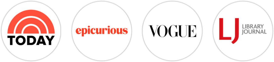 TODAY Show, Epicurious, Vogue, Library Journal