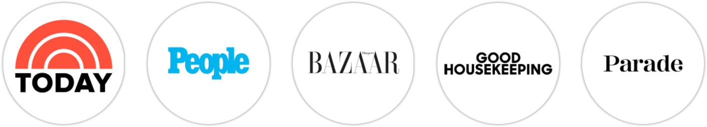 TODAY Show, People, Harper's Bazaar, Good Housekeeping, Parade, The Guardian, The Times, New York Post, Publishers Weekly, Electric Literature