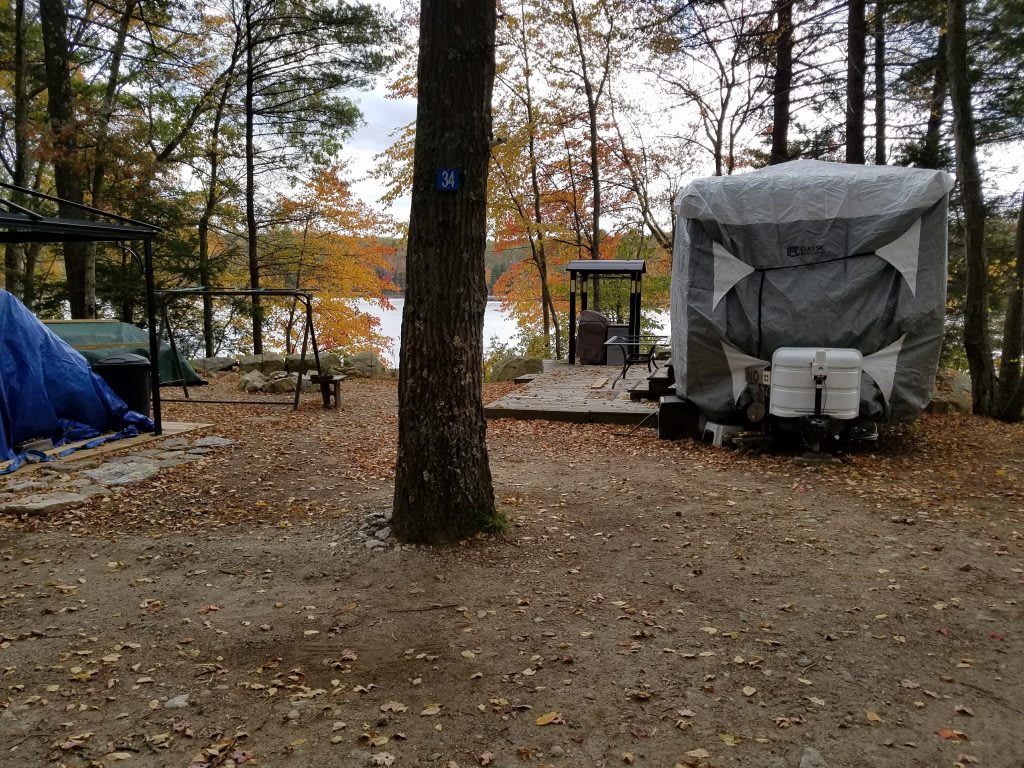 Bowdish Lake Camping Area in West Glocester, RI No Booking Fees