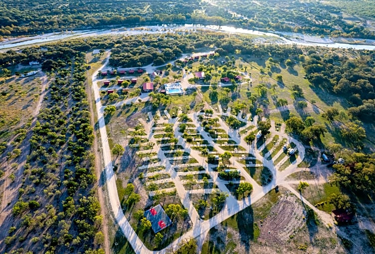 Nueces River RV & Cabin Resort in Camp Wood, TX No Booking Fees