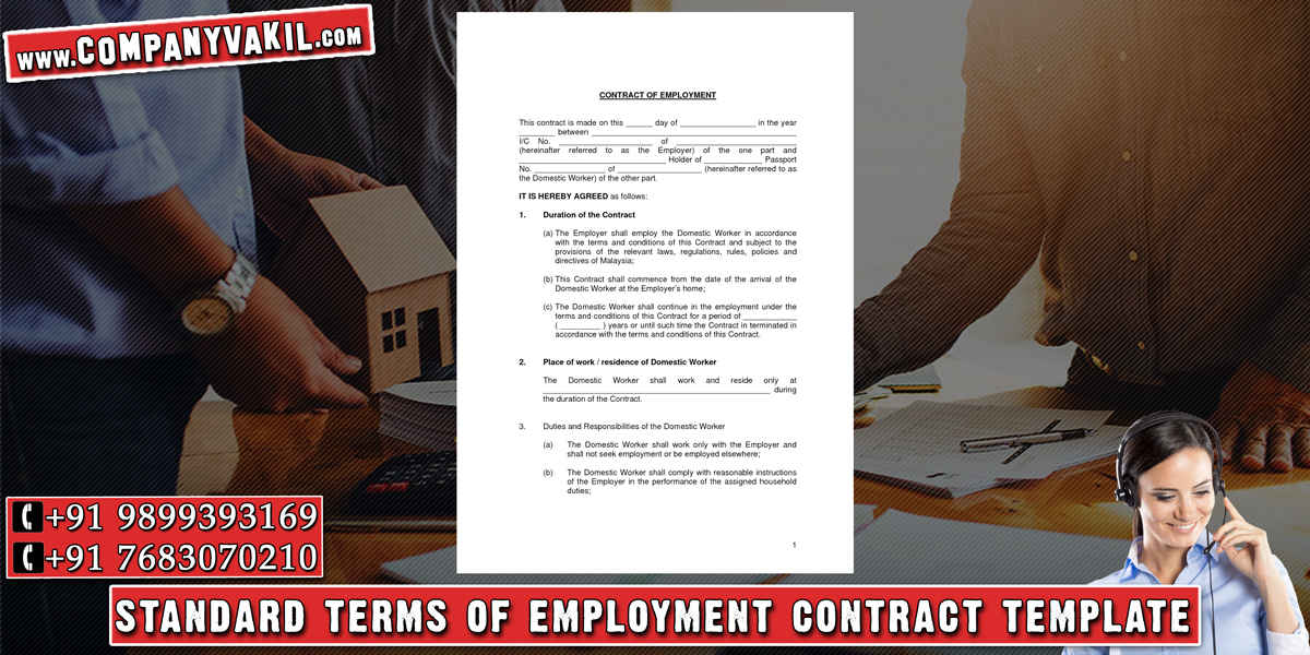 fixed term employment contract in india