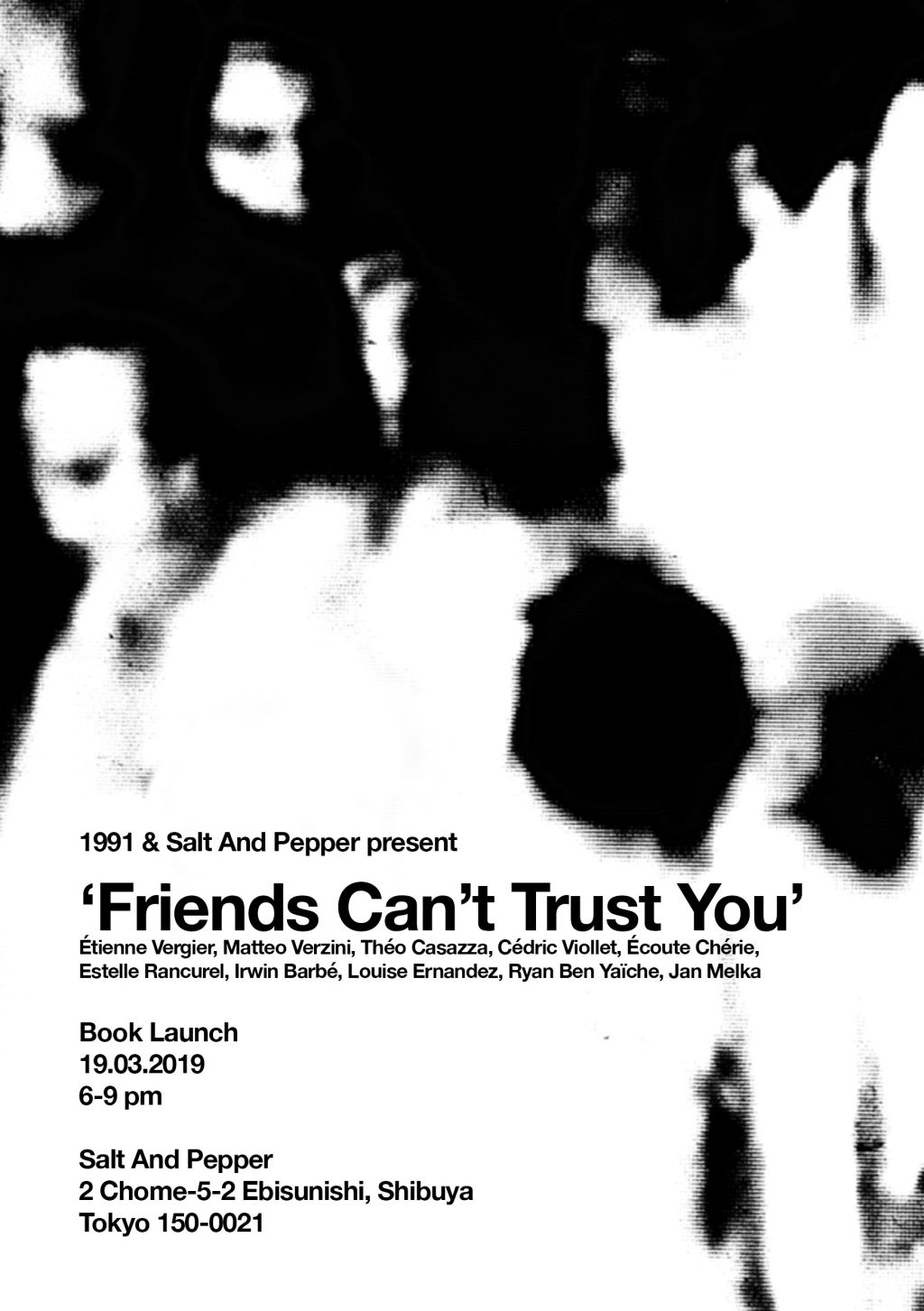 'Friends Can't Trust You' - © 1991 Books