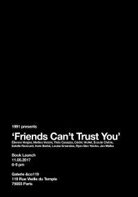 'Friends Can't Trust You' - © 1991 Books