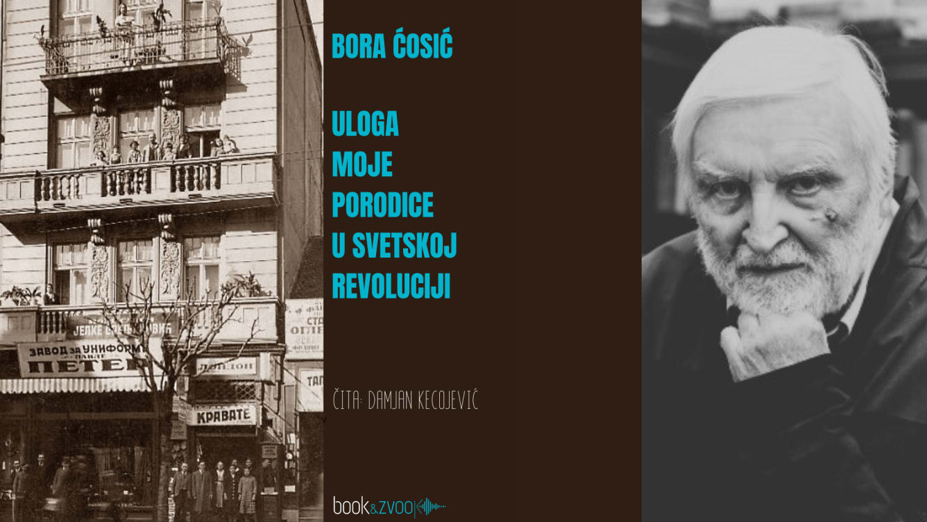 Bora Ćosić u audio izdanju svog romana