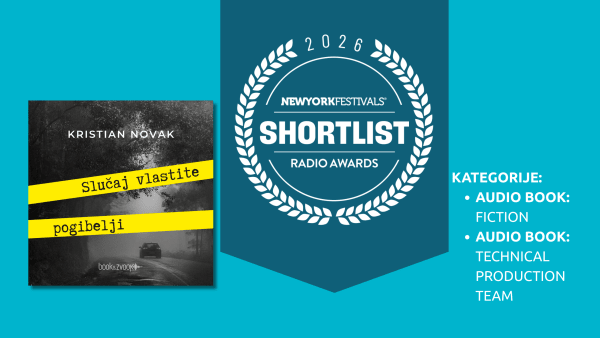 Audioknjiga „Slučaj vlastite pogibelji“ u finalu New York Festivals Radio Awards