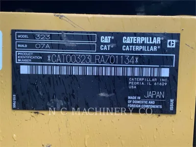 2018 Caterpillar 323 for sale