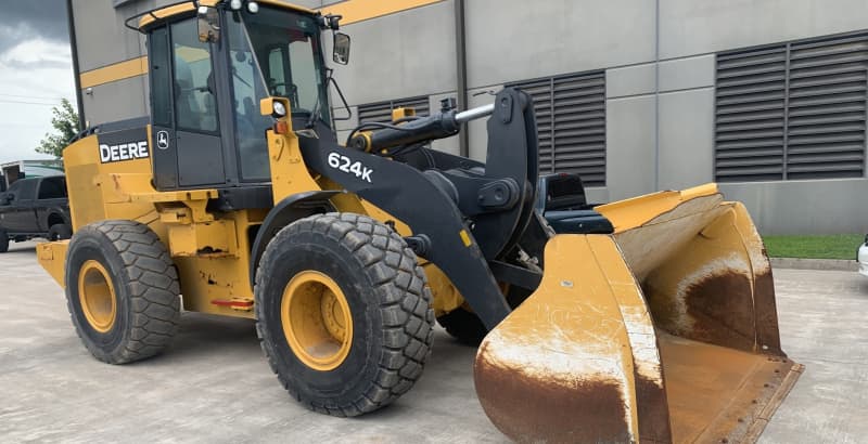 Used 2015 John Deere 624K Wheel loader #A7777799 for sale