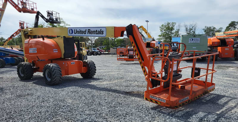 Used 2013 JLG E450AJ Articulating Boom Lift For Sale in Bridgeport, CT