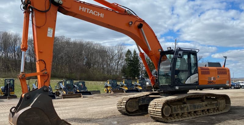 Used 2014 Hitachi ZX380LC-5 Excavator #A5387801 for sale