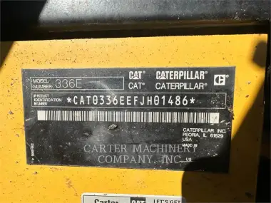 2014 Caterpillar 336EL for sale