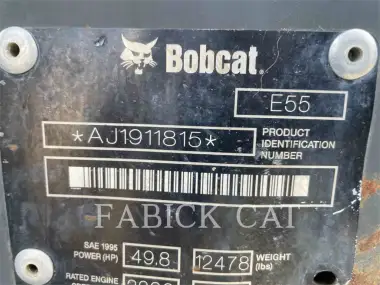 2016 Bobcat E55 for sale