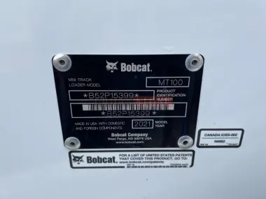 2021 Bobcat MT-100 for sale